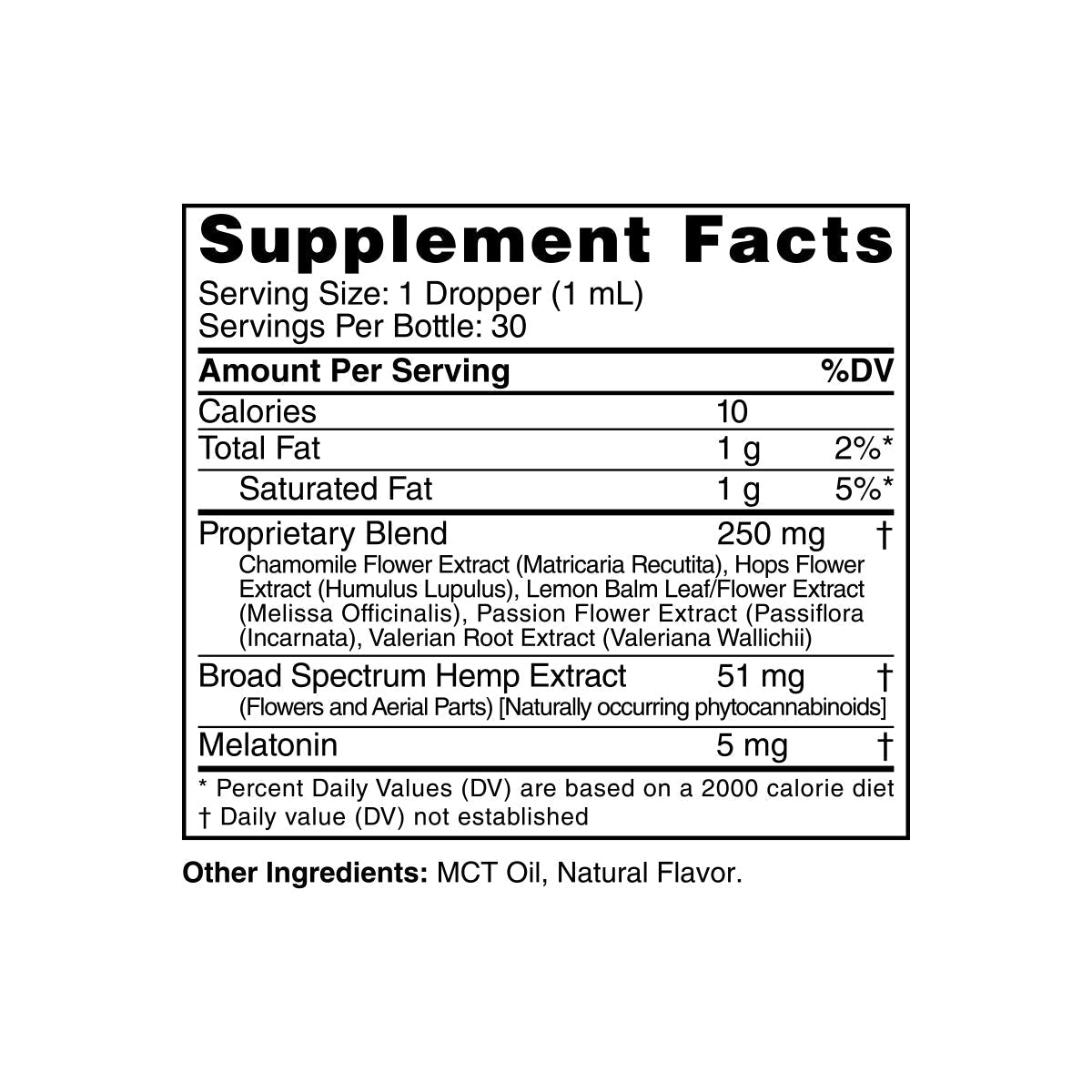 cbdMD Broad Spectrum CBD PM Oil Tincture