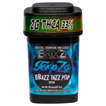BRIXZ NYC TerpZa 33% THCA Flower – Exotic Flavor Enhanced Indoor Flower 2g Best Price