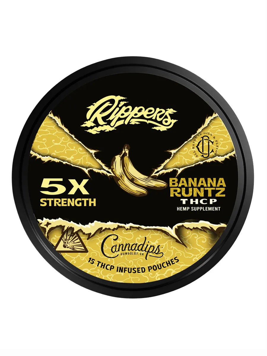 Banana Runtz Cannadips 5X THCP Infused Pouches 15ct 112.5MG