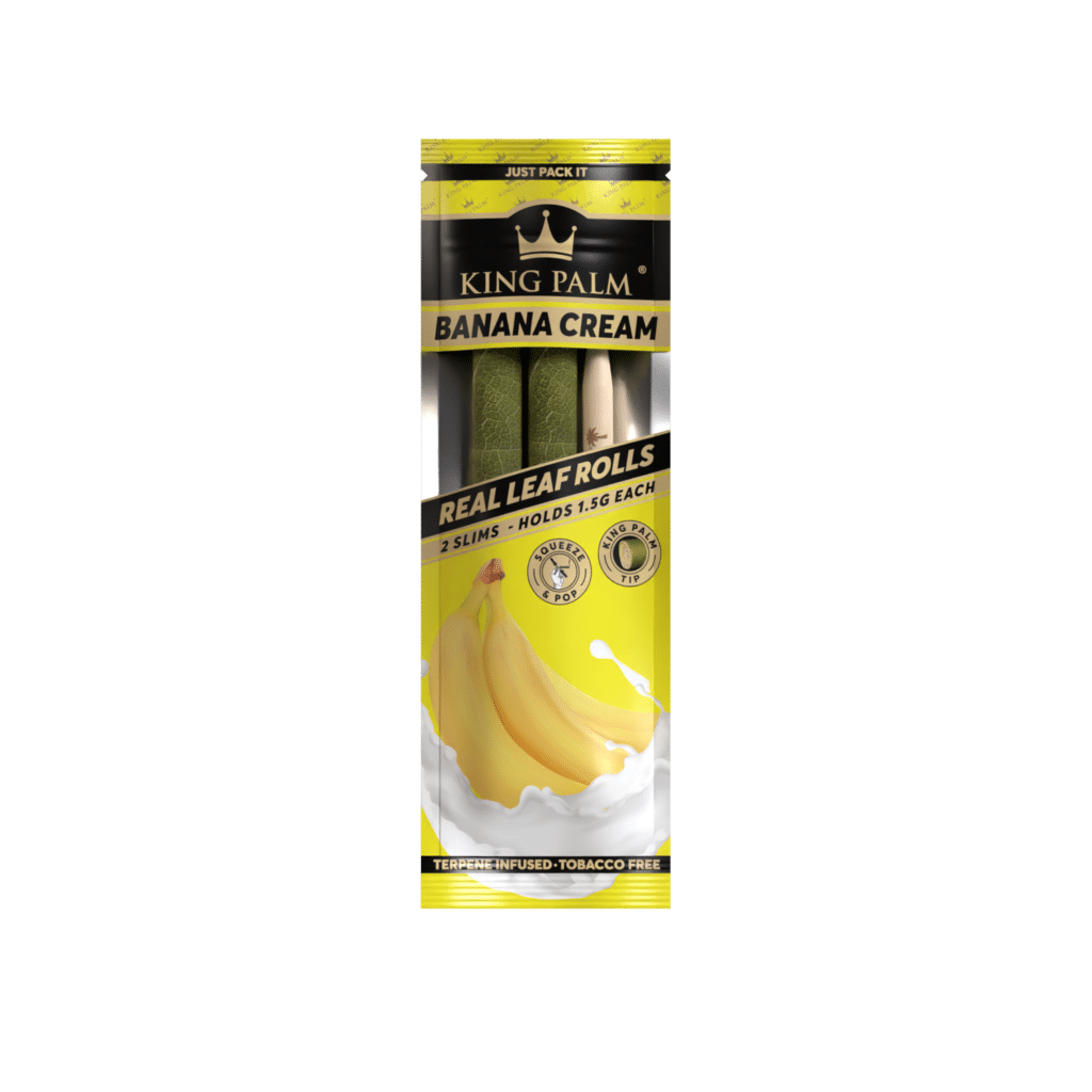 King Palm 2 Slim Rolls – Banana Cream Best Price