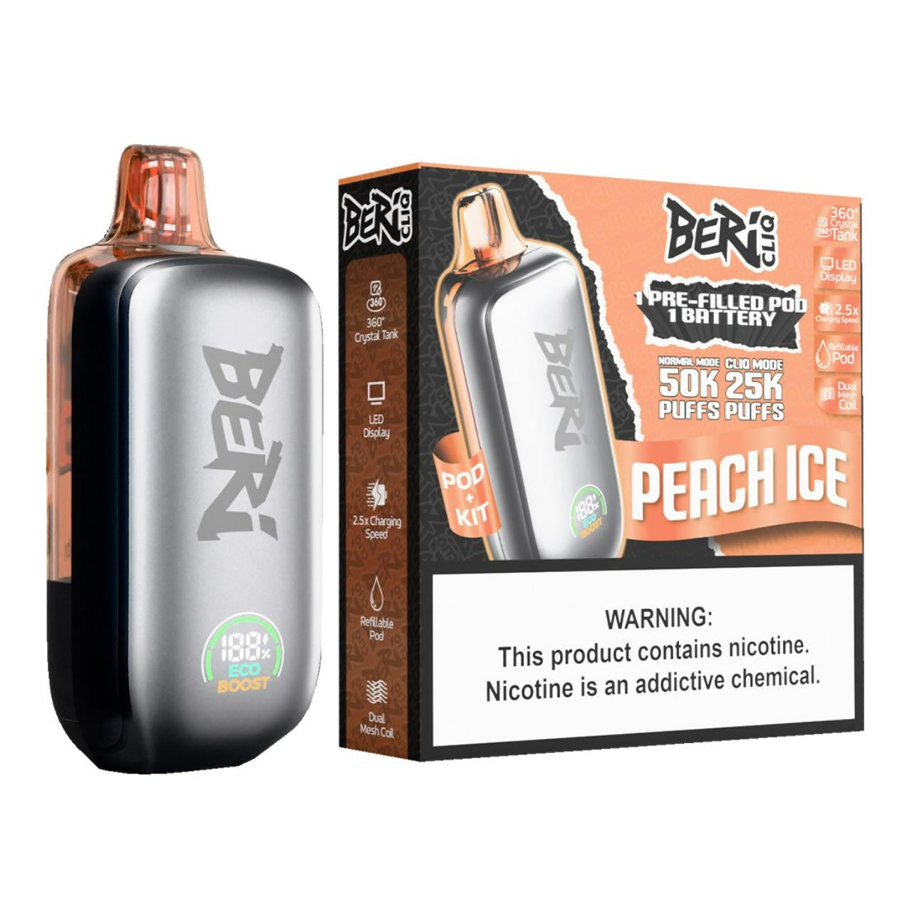 Beri Cliq Disposable Kit (50000 Puffs) Best Sales Price - Disposables