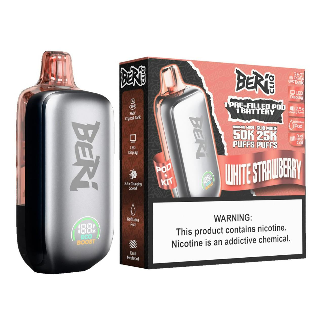 Beri Cliq Disposable Kit (50000 Puffs) Best Sales Price - Disposables