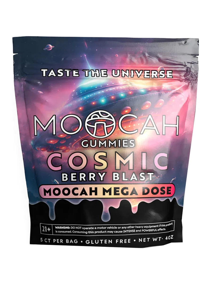 Berry Blast Moocah Mega Dose Mushroom Gummies 5ct Best Price