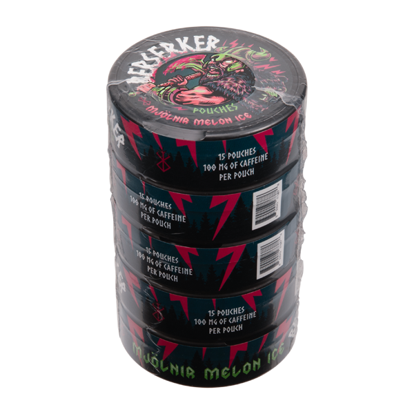 Mjolnir Melon Ice BERSERKER Caffeine Pouches Best Price
