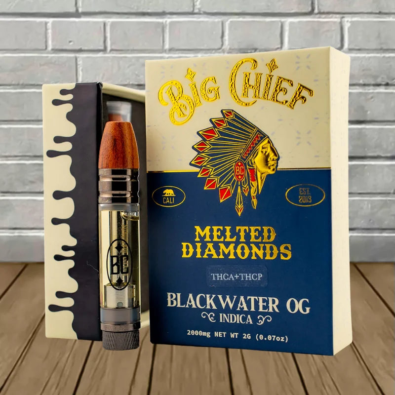 Big Chief Melted Diamonds THCA + THCP Vape Cartridge 2g