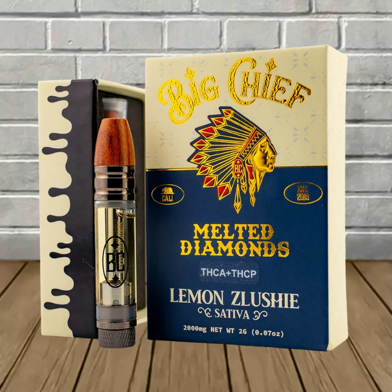 Big Chief Melted Diamonds THCA + THCP Vape Cartridge 2g