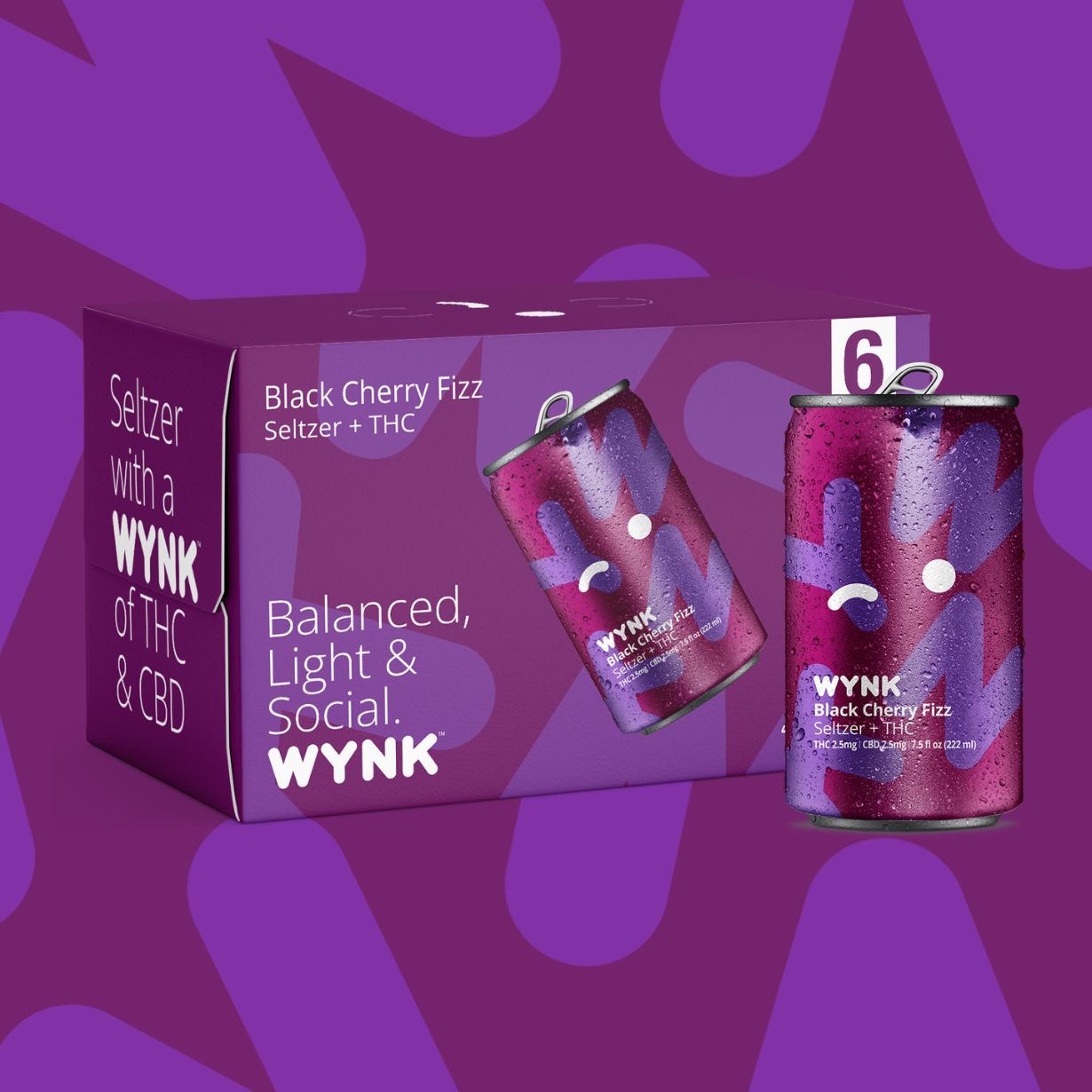 WYNK Seltzer Black Cherry Fizz Best Price