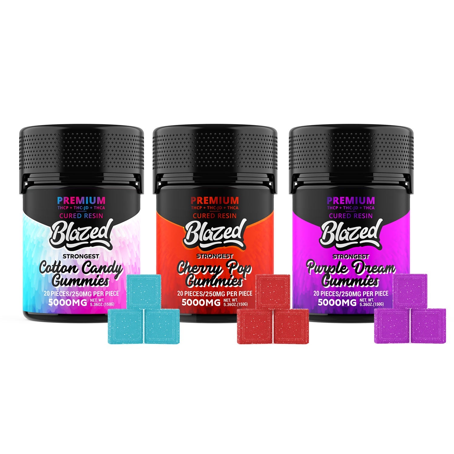 Binoid Blazed THCA + Delta 9P 5000MG Gummies Bundle