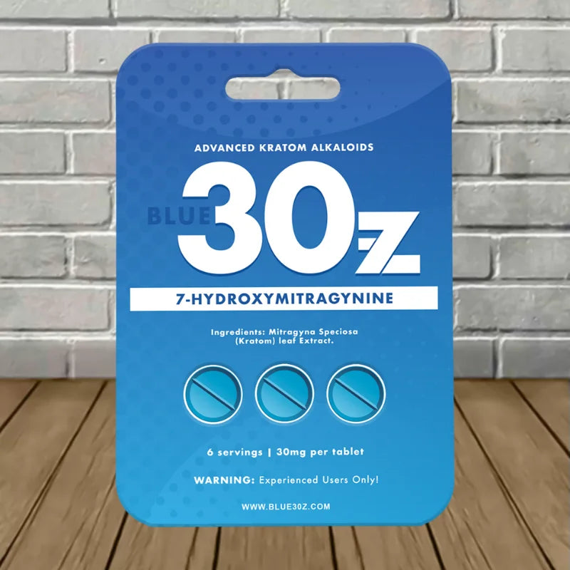Blue 30z 7-Hydroxy Tablets 3ct Blister Pack
