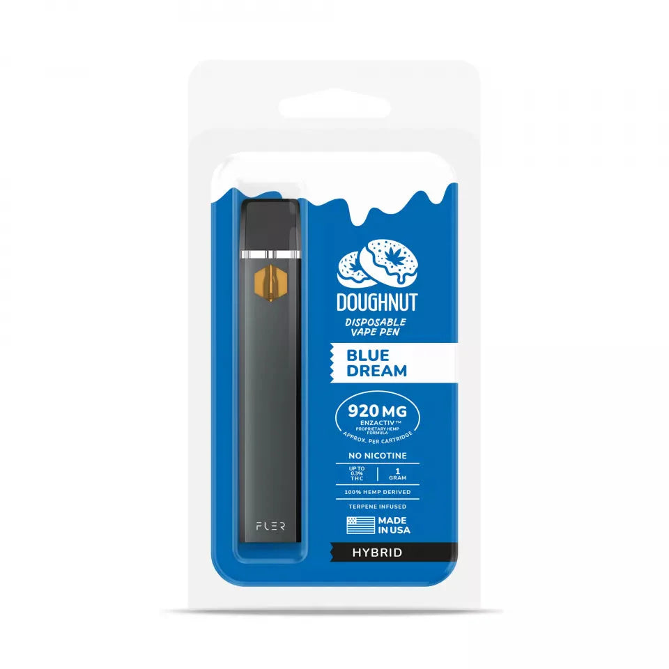 Blue Dream Strain Vape Pen - CBD & Enzactiv Doughnut 920mg Best Price