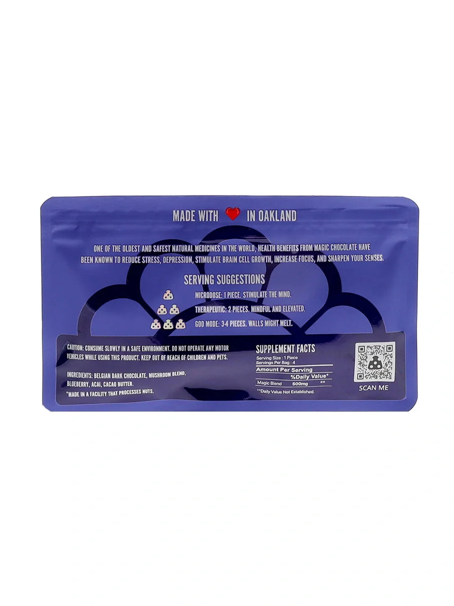 Blueberry Jam Polkadot Mushroom Chocolate Truffles 4 Half Gram Best Price