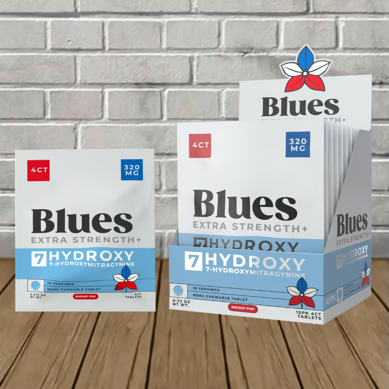 Blues Extra Strength 7-Hydroxy Extract Tablets 80mg