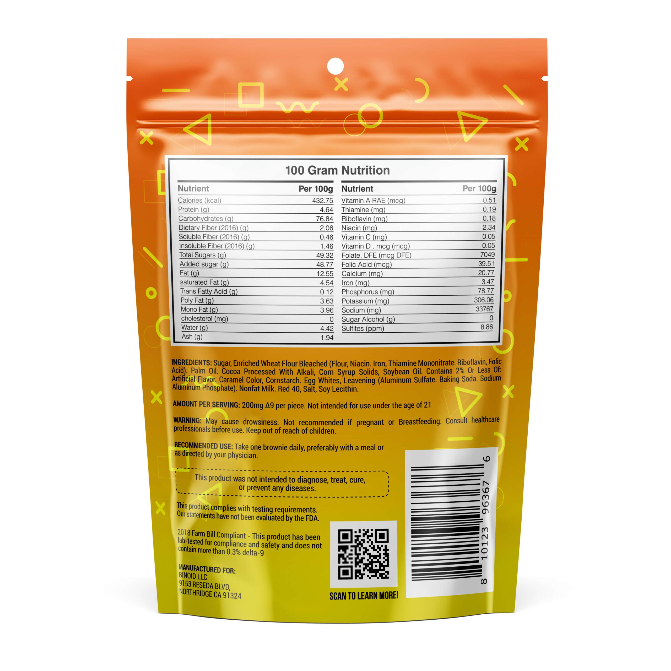 Binoid Delta 9 Mini Brownie Bites – 1000MG (Limited Supply) Best Price