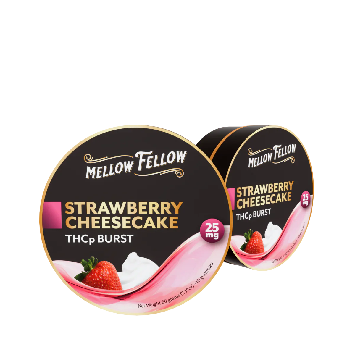 Mellow Fellow THCp Bursts Edibles - Strawberry Cheesecake - 25mg Best Price