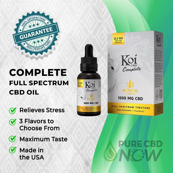 Koi Complete Full Spectrum CBD Tincture 30mL Best Price
