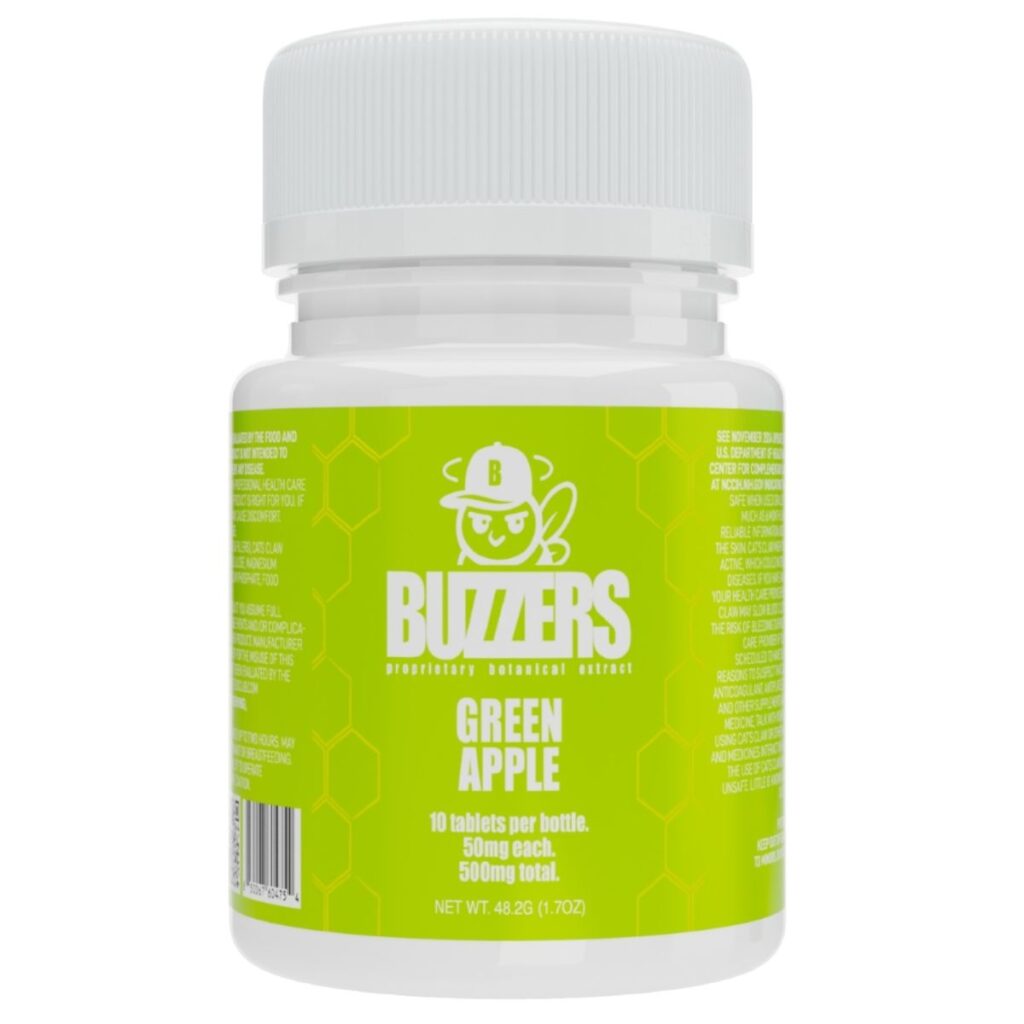 Buzzers Bottles Proprietary Botanical Extracts 500mg 10ct