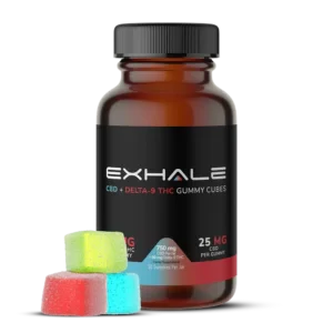 EXHALE Delta-9 + Live Resin Gummies