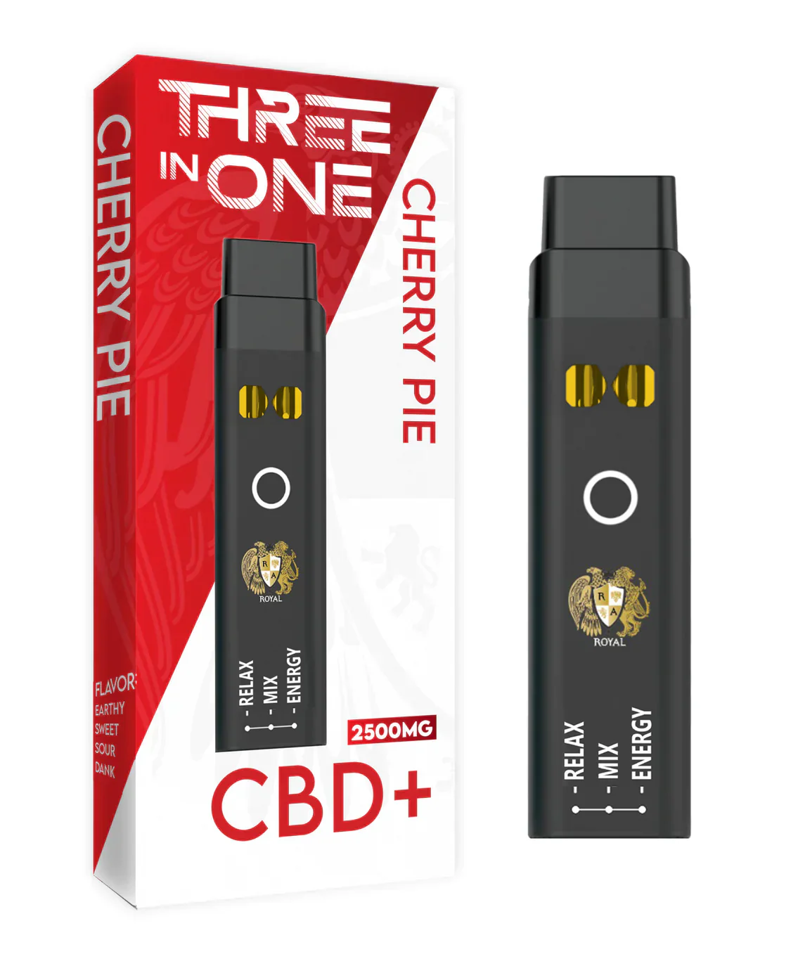 RA Royal CBD | CBD Three Strains In One Disposable Vape - 2500mg Best Price