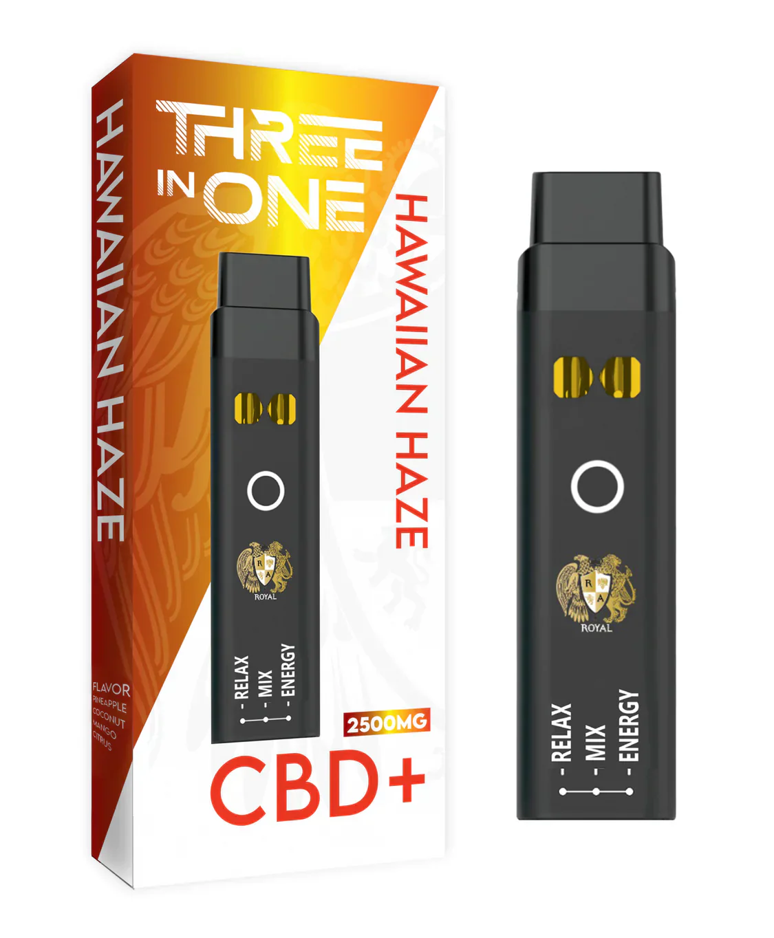 RA Royal CBD | CBD Three Strains In One Disposable Vape - 2500mg Best Price