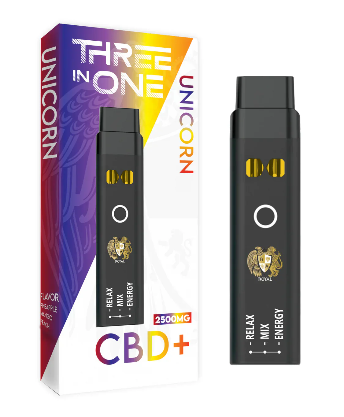 RA Royal CBD | CBD Three Strains In One Disposable Vape - 2500mg Best Price