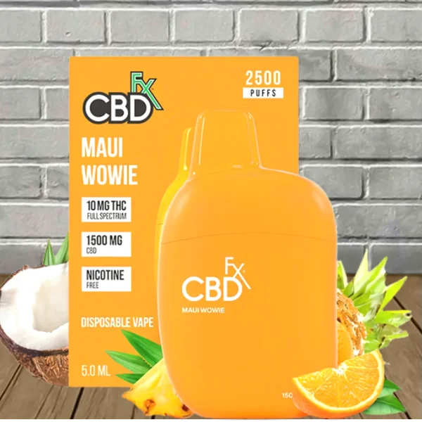 CBDfx Full Spectrum CBD + THC Disposable 2500 Puffs Best Price