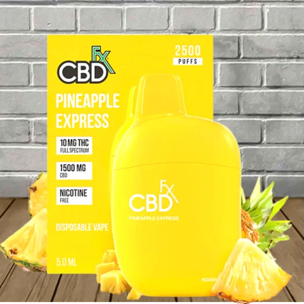 CBDfx Full Spectrum CBD + THC Disposable 2500 Puffs Best Price