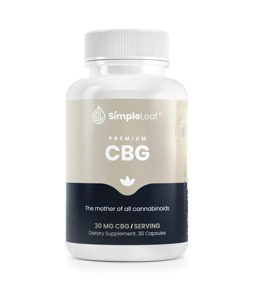 Simple Leaf CBG Capsules - 900mg Best Price