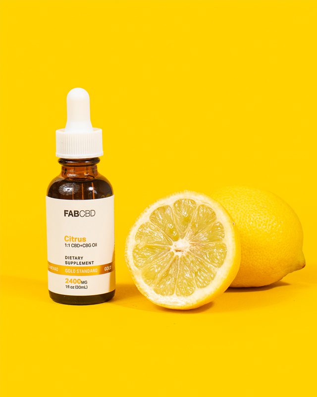 FAB CBD+CBG Oil Citrus Flavor Best Price