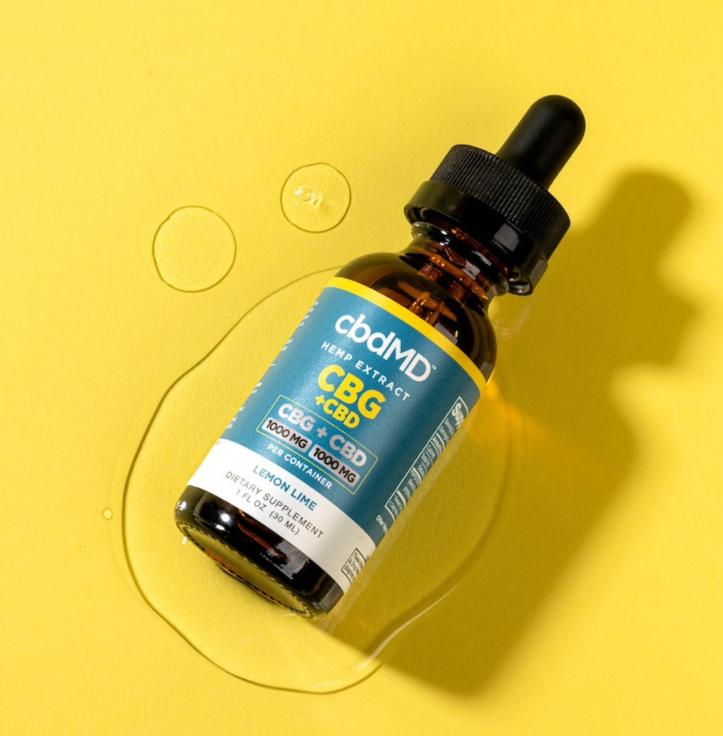 cbdMD Broad Spectrum CBG + CBD Oil Tincture