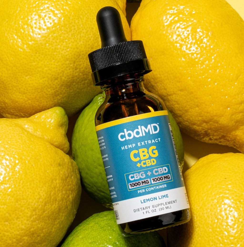 cbdMD Broad Spectrum CBG + CBD Oil Tincture