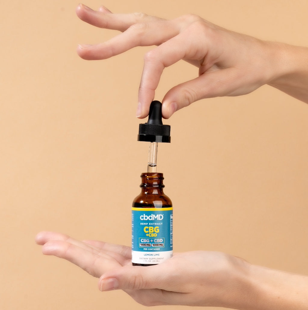 cbdMD Broad Spectrum CBG + CBD Oil Tincture