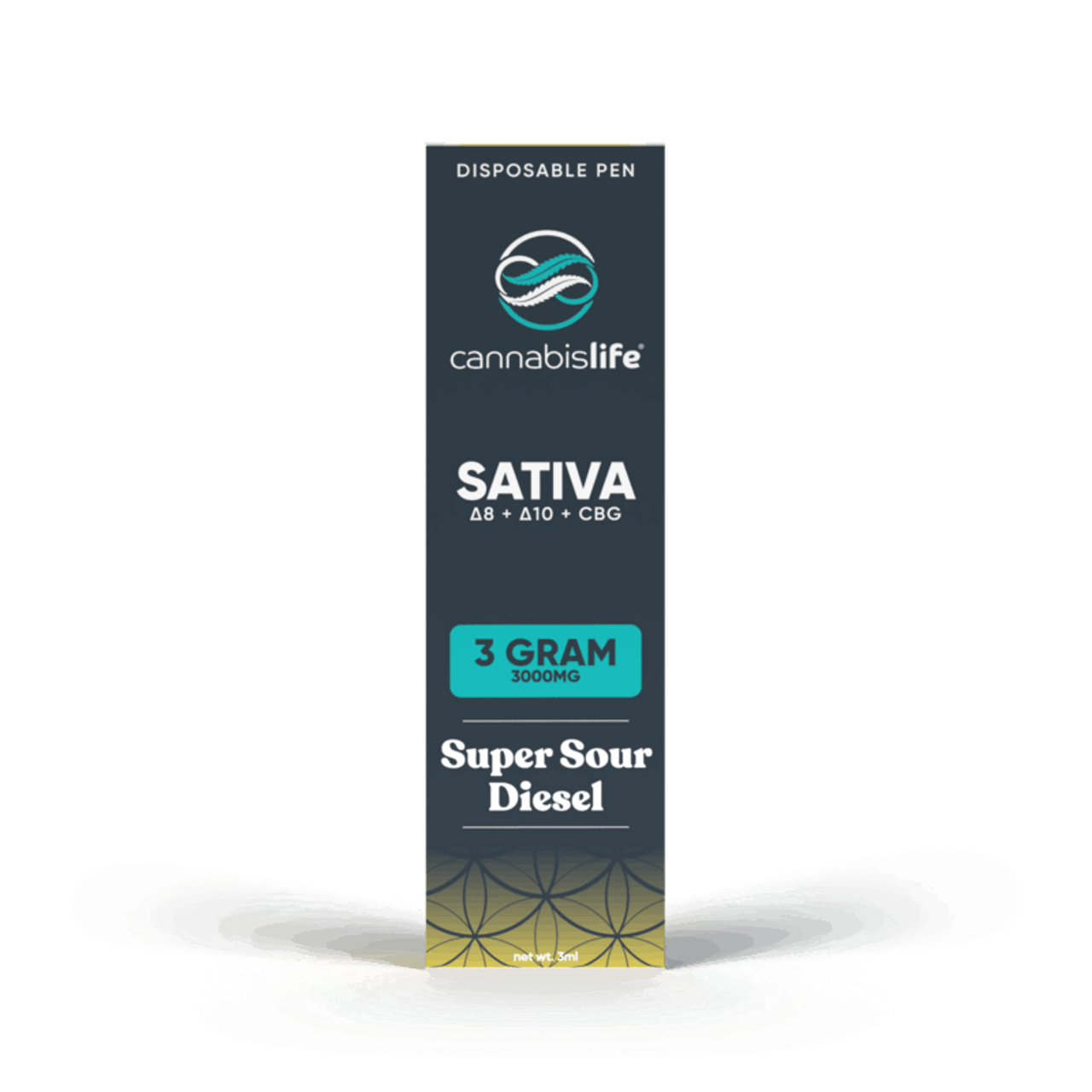Super Sour Diesel Sativa Delta 8 Disposable Vape Pen 3ml Best Price
