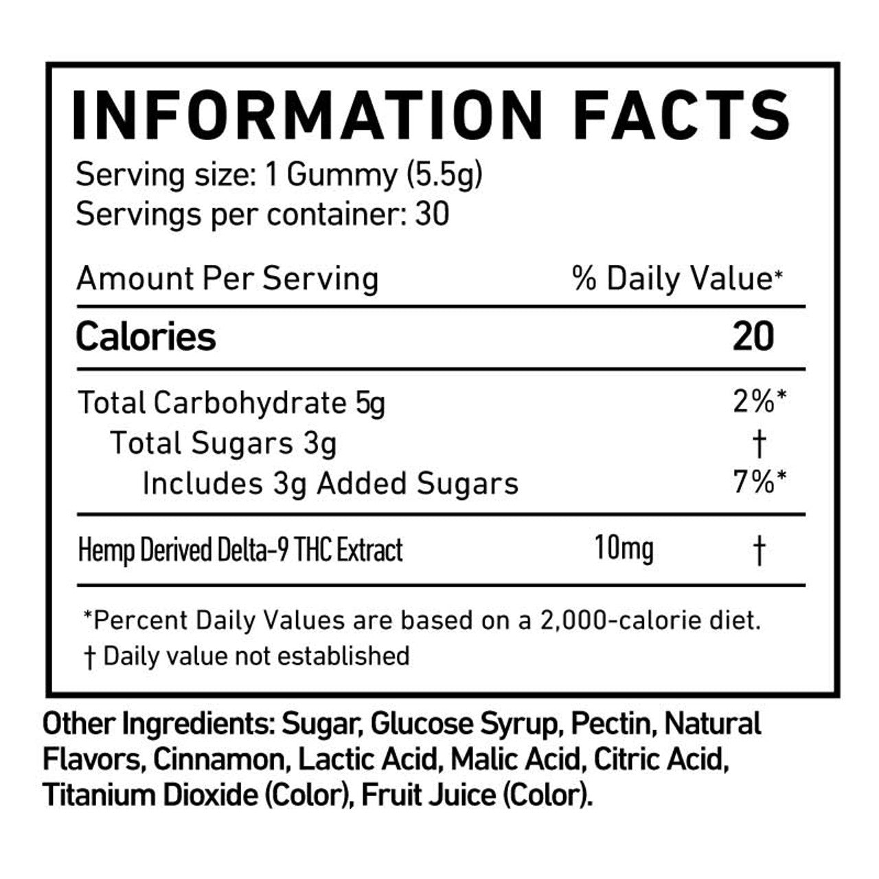 Chai Eggnog Delta 9 Gummies 30ct 300mg Best Price