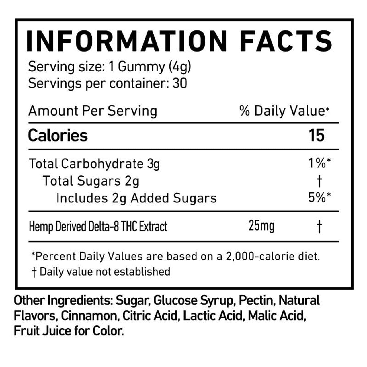 Holiday Spice Delta 8 Gummies 30ct 750mg Best Price