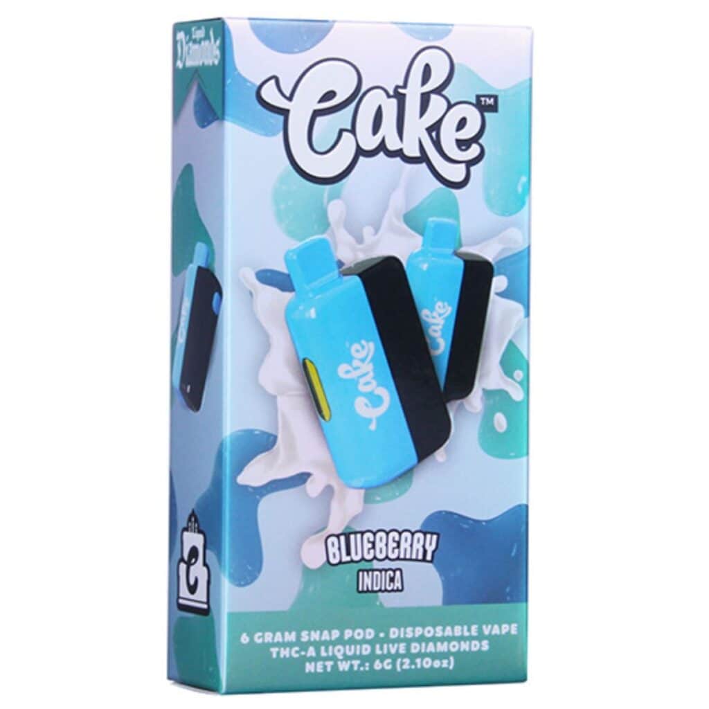 Cake THCa Liquid Live Diamonds Snap Pod Disposable 6g