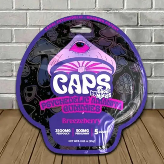 Caps Psychedelic Amanita Gummies By Good Morels Best Price