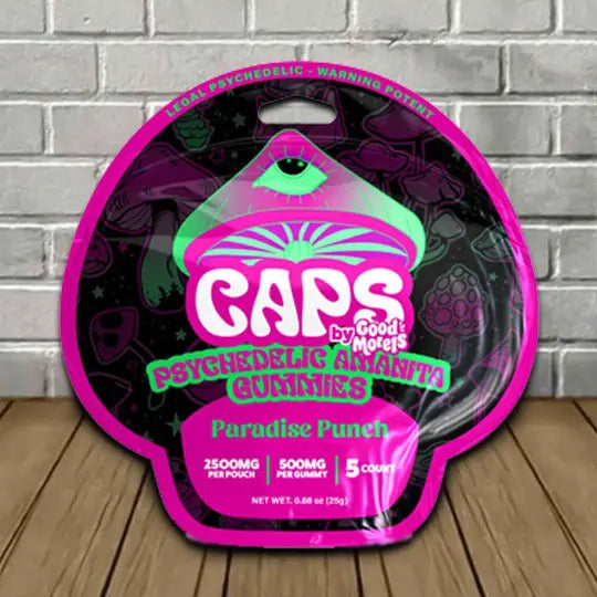 Caps Psychedelic Amanita Gummies By Good Morels Best Price