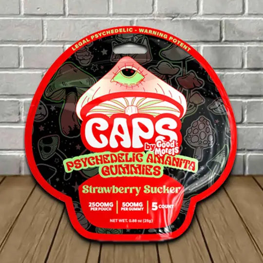 Caps Psychedelic Amanita Gummies By Good Morels Best Price