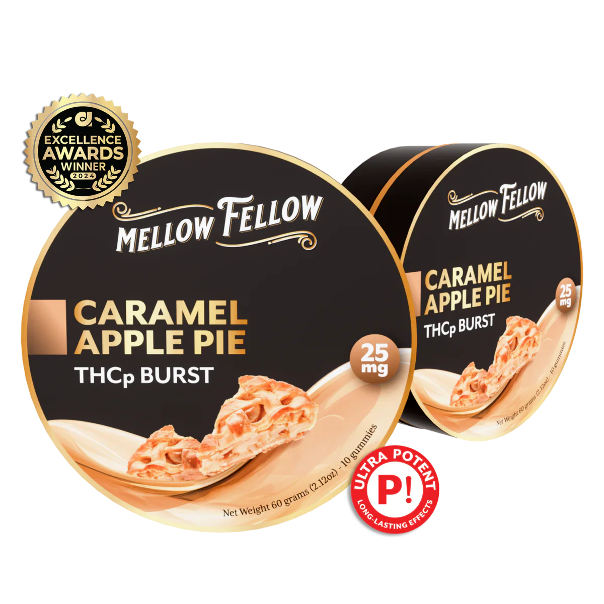 Mellow Fellow THCp Bursts Edibles - Caramel Apple Pie - 25mg Best Price