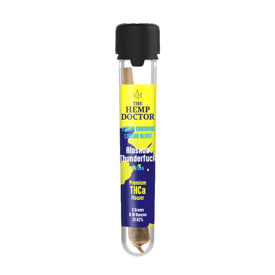 The Hemp Doctor THCA Sugar Diamond Caviar Blunts (3g)