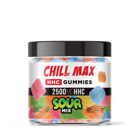 Chill Plus Max HHC THC Gummies Sour Mix 2500MG Best Price