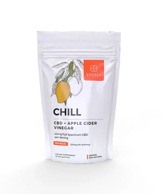 Endoca CBD Gummies “Restore” 1200mg CBD, THC Free, Lime