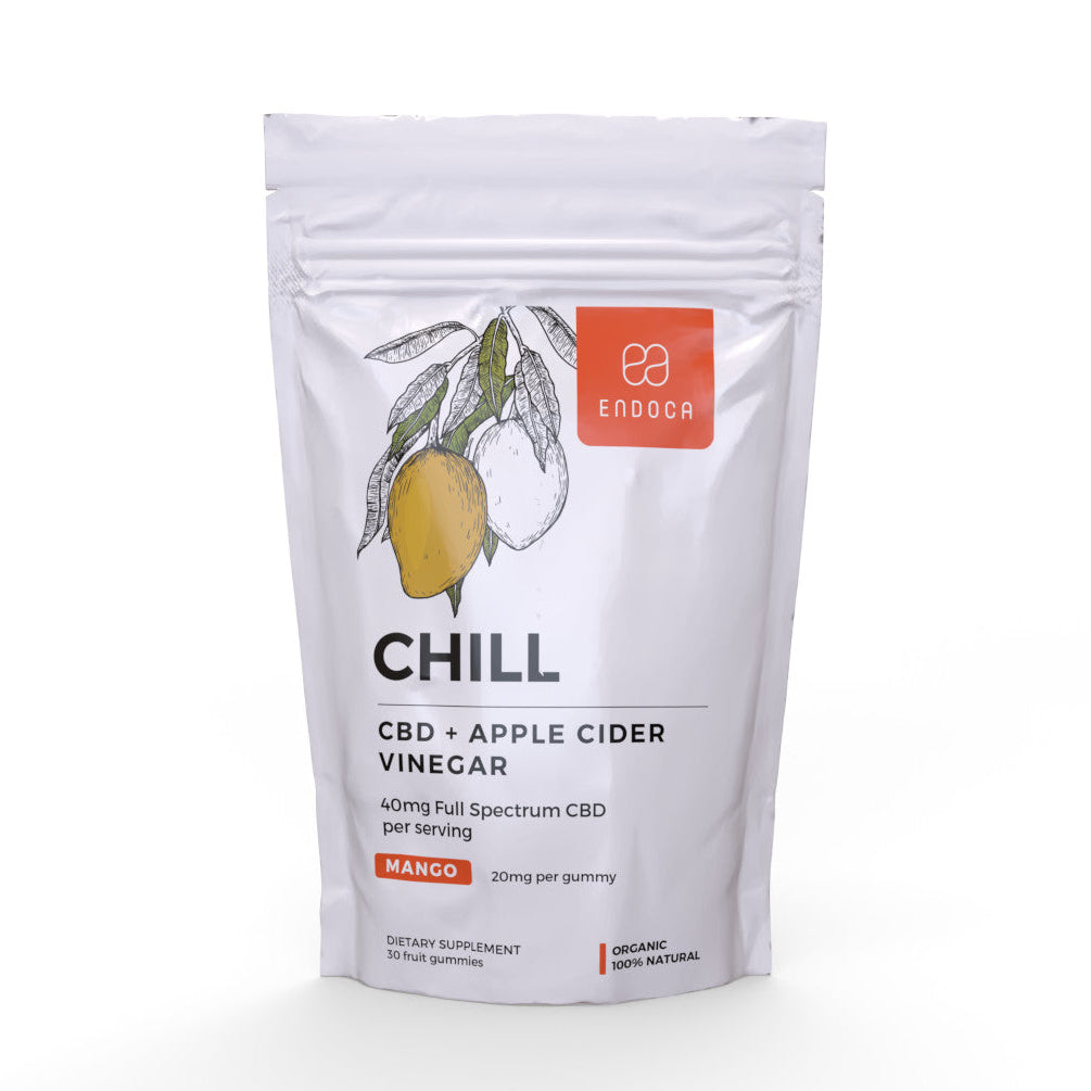 Endoca DE CBD Gummies „Chill“ 1200 mg CBD, Mango
