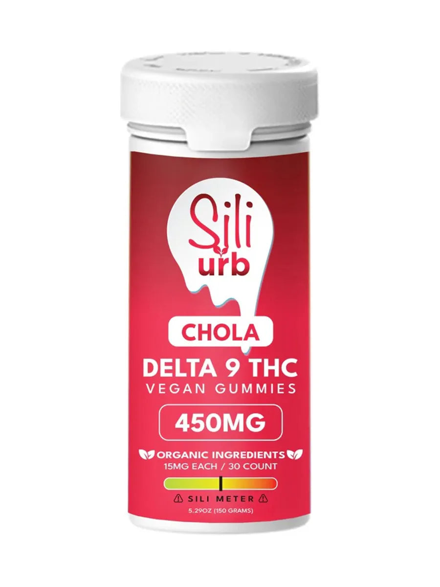 Chola Sili x URB D9 THC Vegan Gummies 450mg 30ct