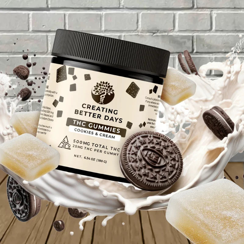 Creating Better Days Delta 9 THC Gummies 500mg