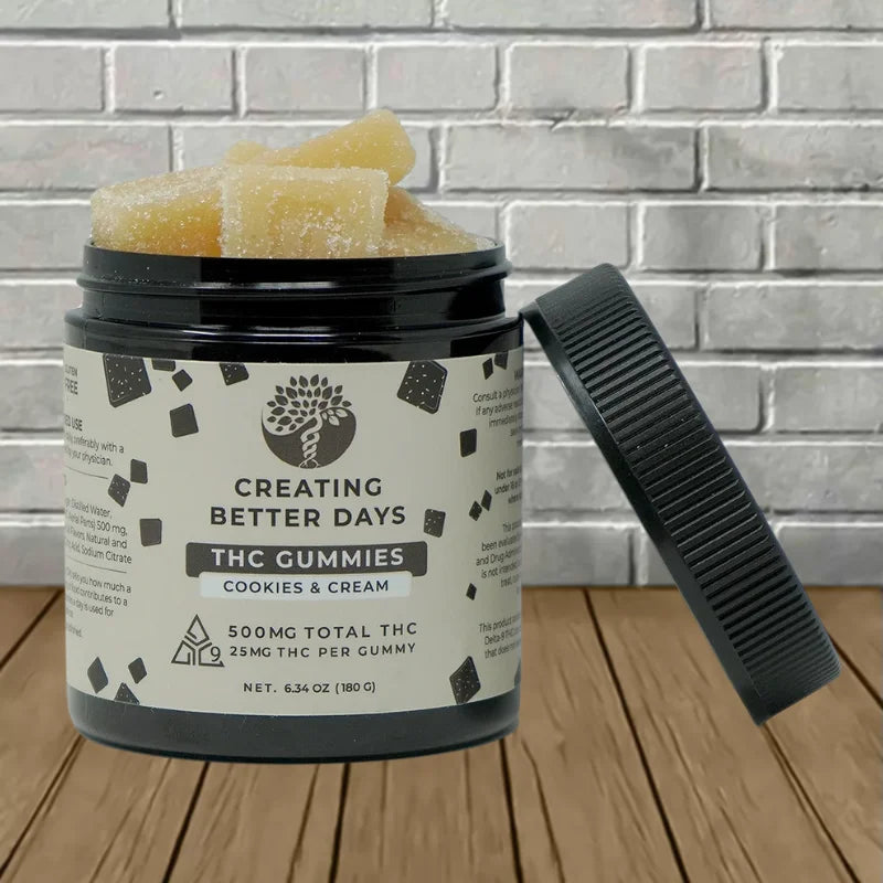 Creating Better Days Delta 9 THC Gummies 500mg