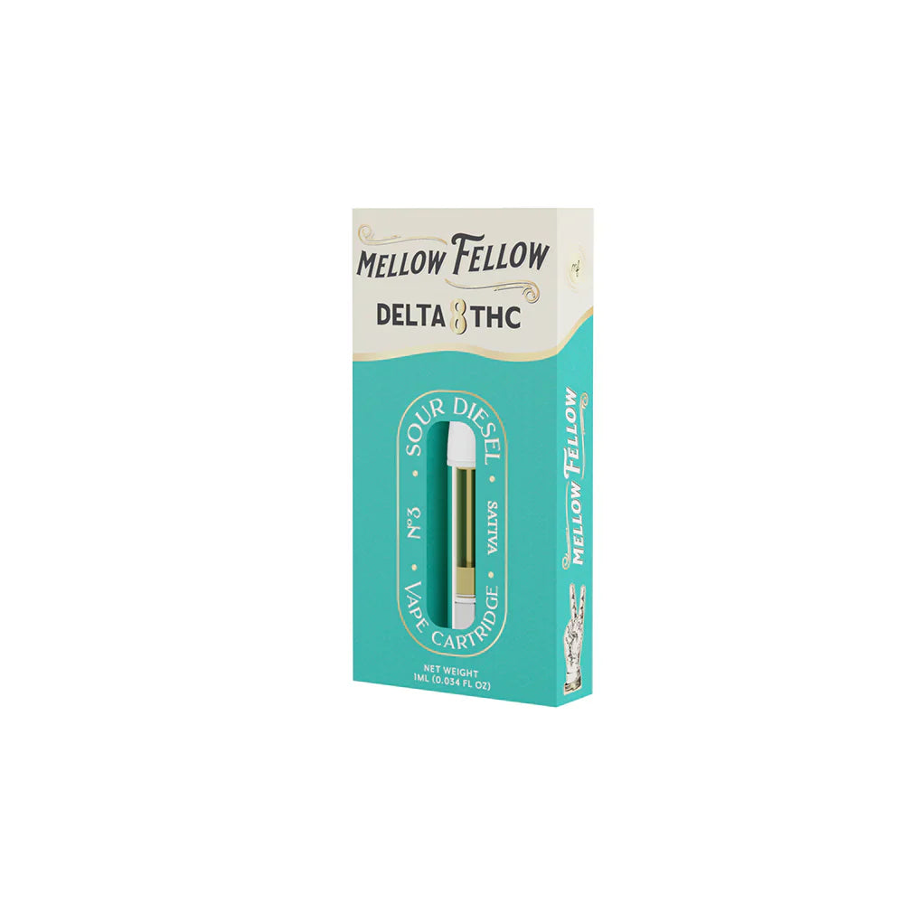 Mellow Fellow Delta 8 1ml Vape Cartridge Sour Diesel Best Price