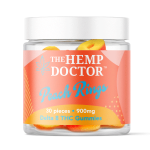 The Hemp Doctor 30mg D8 Peach Ring Gummies