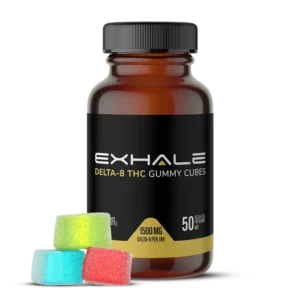 EXHALE Live Rosin Indica Gummies
