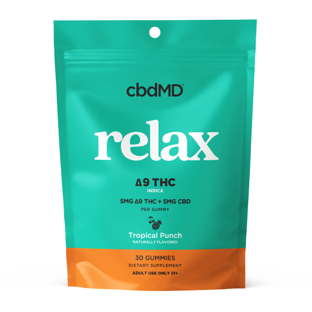 cbdMD Delta 9 THC Relax Gummies